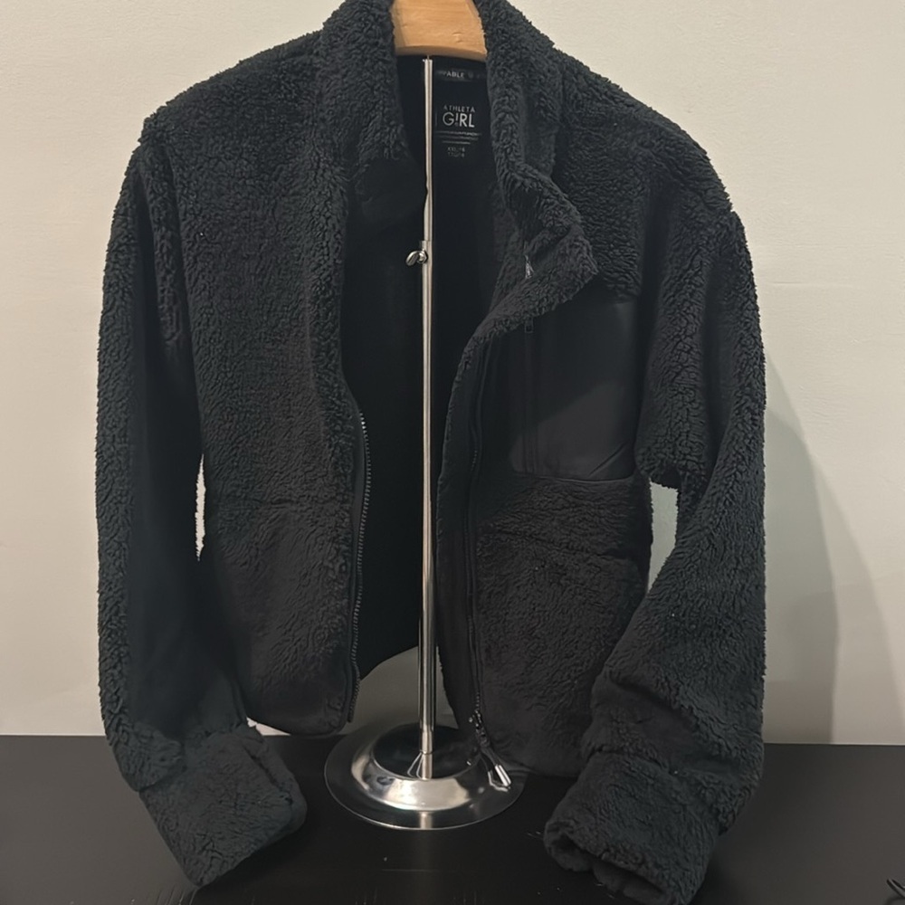 Women's Athleta Girl Jacket XXL Black - Picture 3 of 9